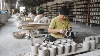 Tresun mug production process
