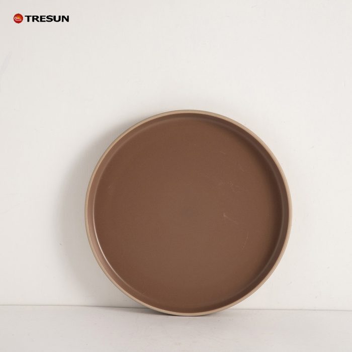 Caramel Color Stoneware Ceramic Dinnerware Set TRSC2504030