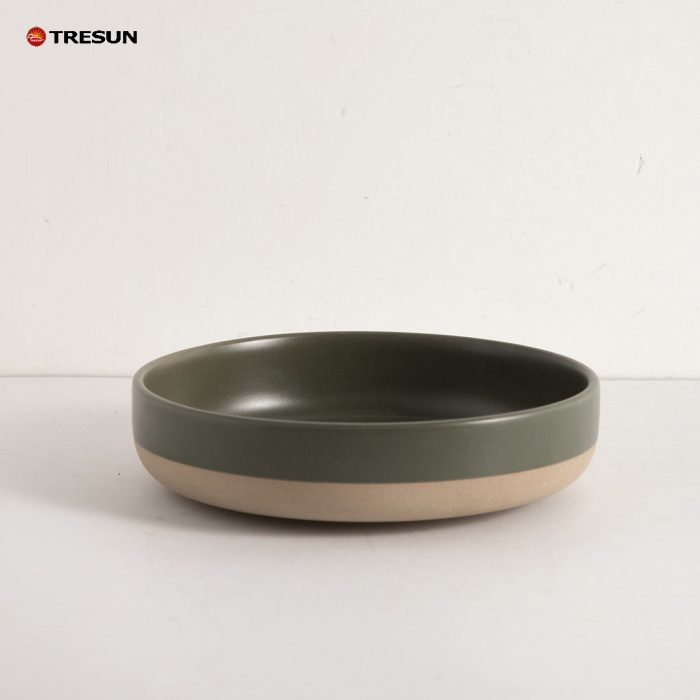 Caramel Color Stoneware Ceramic Dinnerware Set TRSC2504030