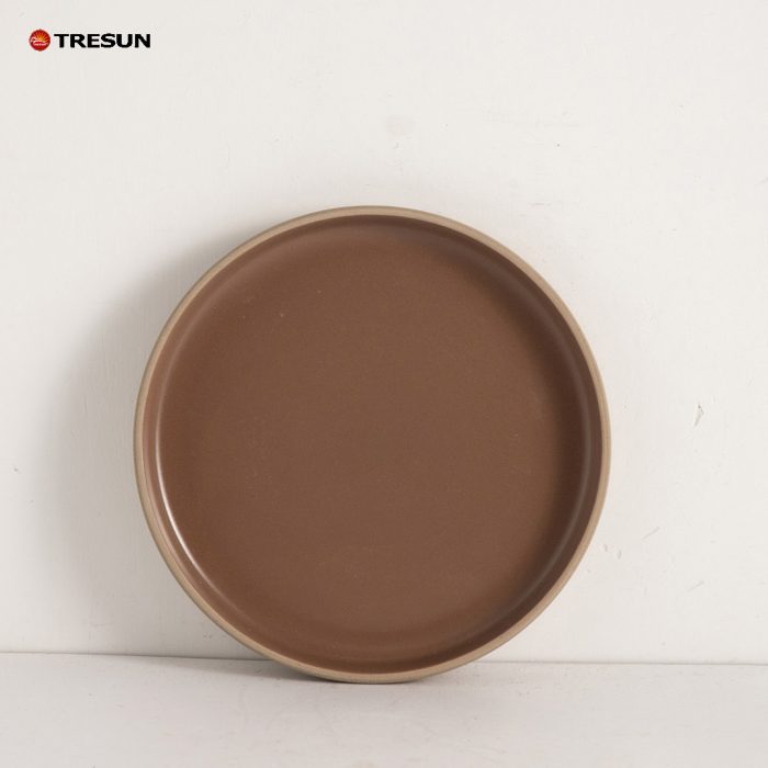 Caramel Color Stoneware Ceramic Dinnerware Set TRSC2504030