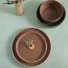 Caramel Color Stoneware Ceramic Dinnerware Set TRSC2504030