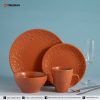 Embossed Color Glazed Dinnerware Set TRSC2504028 (1)