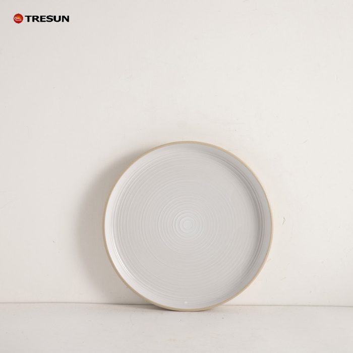 TRESUN Cream Khaki Stoneware Dinnerware Set TRSC2504031