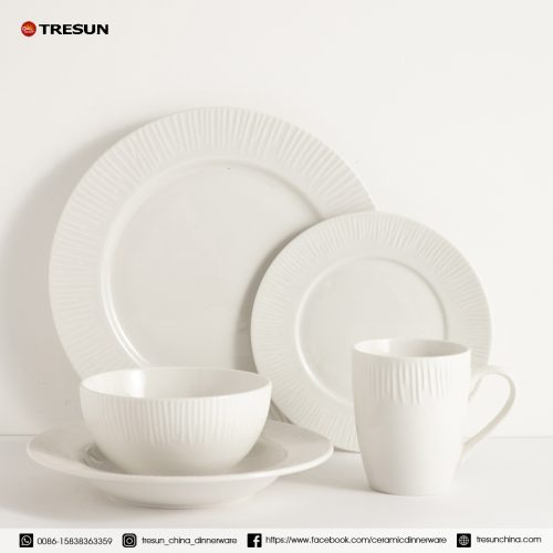 embossed porcelain dinnerware set TRPC2504003 (1)